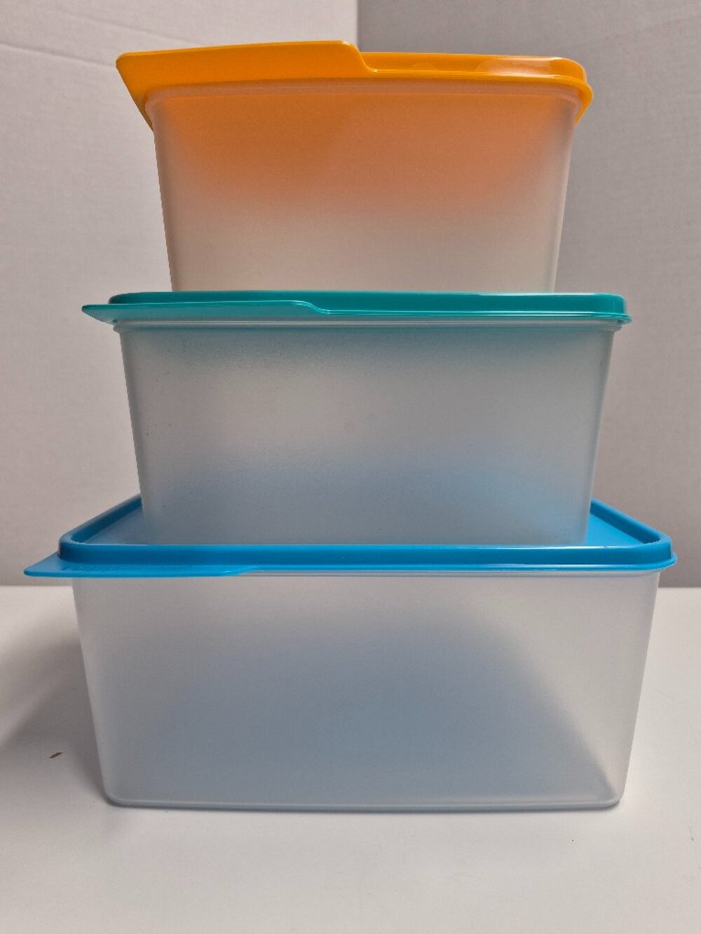 Tupperware Keep Tabs 3 Container Set 1.2L 2.5L 5L #T10